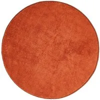 Andiamo Teppich Arezzo, rund, Höhe: 16 mm, Uni Farben, weicher Flor, waschbar, ideal im Wohnzimmer & Schlafzimmer