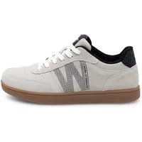 WODEN Woden - Bjork Suede - Grau Schnürschuh