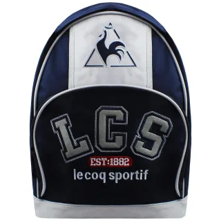 Le Coq Sportif Logo Rucksack Navy/Silber