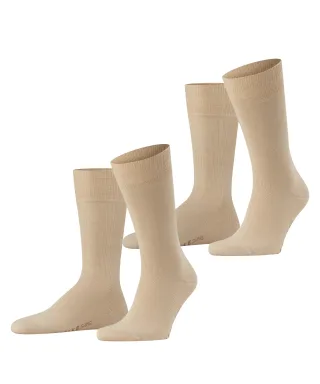 FALKE - FALKE Swing 2-Pack Herren sand - Gr. - 44.5