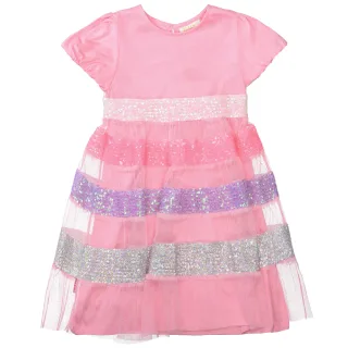 JETTE by STACCATO - Kleid candy pink stripe - Gr. - 98