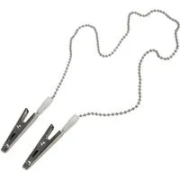 FACKELMANN Serviettenhalter Masken-/ Serviettenhalter, Kette und Clip 45cm