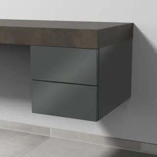 Sanipa Unterschrank 2morrow (P2210) 340x350x520 Anthrazit-Glanz, P221079 P221079