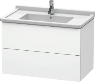 Duravit L-Cube Waschtischunterbau wandhängend Weiß Matt 820x469x558 mm - LC626501818 LC626501818