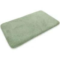 Homie Living Badematte Porto Azzurro, Höhe 30 mm, rutschhemmend beschichtet, schnell trocknend, fußbodenheizungsgeeignet, Polyester, rechteckig, Badteppich, uni, rechteckig & rund, waschbar, Badezimmerteppich