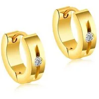 Firetti Paar Creolen Schmuck Geschenk Glamour, klassisch, mit Zirkonia (synth)