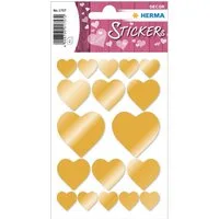 HERMA Sticker Herma Sticker DECOR Love Herzen gold 2 Bl