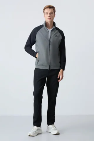 Herren Farbblockiertes Strick Active Set