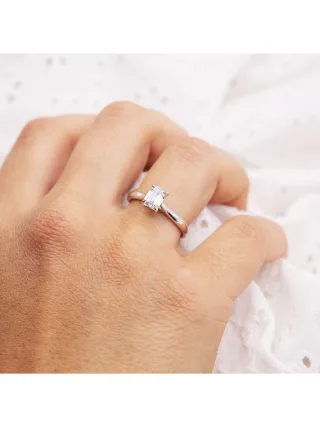Diam Addict Ring 585 Weißgold mit im Labor gezüchteten Diamanten