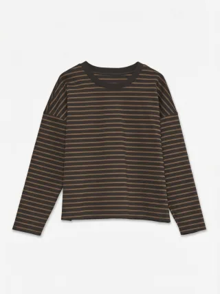 VERO MODA - VMABBY LS O-NECK TOP JRS NOOS Chocolate Torte - Gr. - L