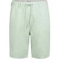 Eight2Nine Chinoshorts Leinen Chino Elastischer Bund mit Kordelzug Canvas-Bermuda