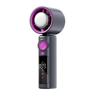 Tevorex High-Speed Handheld Cooling Fan 1-199 Adjustable Gear Violent Turbo Fan Digital Display Screen Desktop 4000mAh P