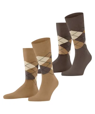 Burlington - Burlington Everyday Argyle Herren brown sugar - Gr. - 43