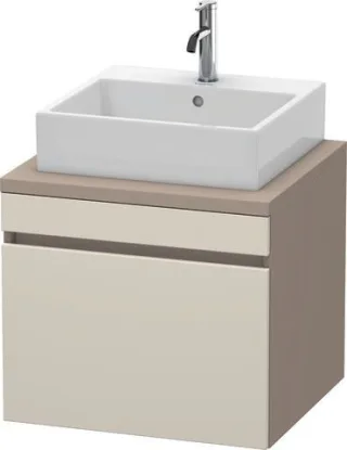 Duravit DuraStyle Konsolenwaschtischunterbau wandhängend Taupe & Basalt Matt 600x548x512 mm - DS5310 DS531009143