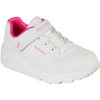 Skechers UNO LITE Sneaker Plateausneaker, Retro Sneaker, Klettschuh im Monochrome Look