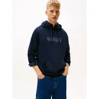 Tommy Jeans Hoodie TJM REG ENTRY DNA PLAY regular fit, mehrfarbiges Logo, Sweatshirt