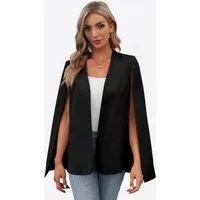 Imily Bela Jackenblazer Damen Cape Blazer (Packung, 1-tlg., 1per-Pack) Gespaltene Ärmel