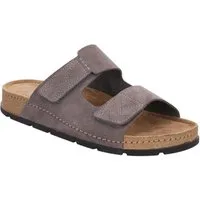 Rohde SOAVE Pantolette Sommerschuh, Hausschuh, Klettschuh mit Softfußbett