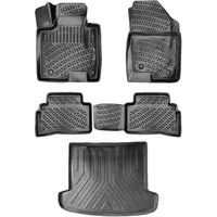 fussmattenprofi.com Auto-Fußmatten 3D Gummimatten & Kofferraumwanne für Hyundai Tucson (4.Gen) 2020-2026