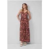 QS Maxikleid Kleid Langes Viskosekleid