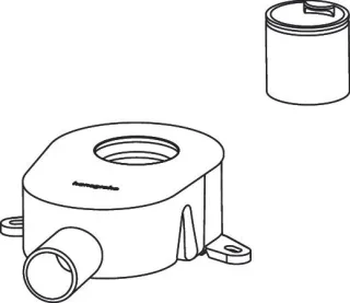 Hansgrohe RainDrain Go Siphon flat , 87845000 87845000