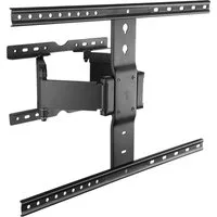 Poppstar TV-Wandhalterung Fernseher-Halterung extra stabil bis 50kg, (bis 80,00 Zoll, inklusive Schrauben, Abstandshalter, Montagewerkzeuge, Anleitung, schwenkbar für Flach- und Curved-Monitore (VESA 200x200 - 600x400)