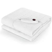 TLGREEN Wärmeunterbett mit Abschaltautomatik,Wärmebettunterlage Maschinenwaschbar,150x80cm/160x140/190×140cm/193x91CM,Einzel oder Doppel, 1,7 m lange Fernbedienung,Waschmaschinenfest, 6 Temperaturstufen,Automatische Abschaltung nach 8 Stunden