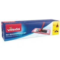Vileda Bodenwischer Vileda Kehrgarnitur 3in1 Bodenpflege-Set