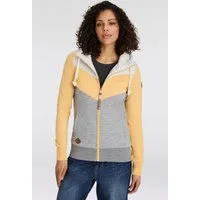 Ragwear Sweatjacke TREGA ZIP O im Colorblocking-Design