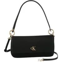 Calvin Klein Jeans Schultertasche MINIMAL MONOGRAM SHOULDER POUCH, Umhängetasche, Damen Handtasche, Henkeltasche mit CK-Logo