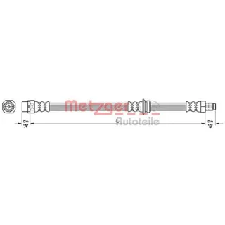 Metzger Bremsschlauch vorne BMW X5 E70 F15 X6 E71 F16