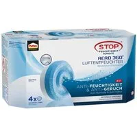 Pattex Luftentfeuchter-Nachfüllpack AERO 360°, Packung, 4x Tab 450g, Nachfüllpack