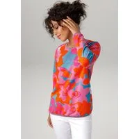 Aniston CASUAL Sweatshirt mit großflächigem, farbenfrohen Blumendruck
