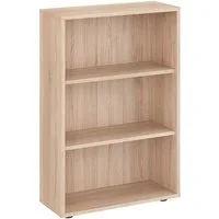 KOMTO Bücherregal Lumo 60 cm breit Regal mit 3, 4, 6 Ebenen und Höhenverstellbare Regale, Aufbewahrungsregal Bookshelf Weiß