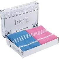 herémood Strandtuch Premium Saunatuch - Hamamtuch Set Hochwertiges 100% Baumwolle, Badetuch und Spatuch & Reisetuch - Extra Groß, Extra Leicht