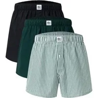 Lacoste Boxershorts Herren Web-Boxershorts 3er Pack Baumwolle (Packung, 3er Pack)