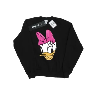 Disney - "Daisy Duck Head Painted" Sweatshirt für Herren (Schwarz)