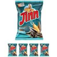 ADELSHOP Knabberei Jinn Striped Sonnenblumenkerne 250g – Geröstet, Gesalzen oder Natur, 250 g, Extra groß, Geröstet, 1, 5er und 12er Sets