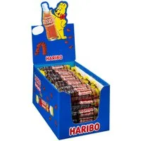 HARIBO Süßigkeit, Haribo Happy Cola Rollen Fruchtgummirollen Cola Geschmack 50 Stück