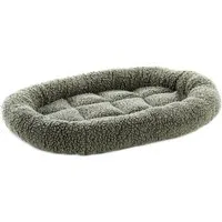 Flamingo Tierkissen Kissen Sherpa oval braun