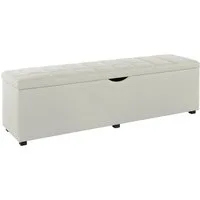 Home affaire Hockerbank Checked, mit Stauraum, Breite 120 cm und 160 cm, als Bettbank geeignet