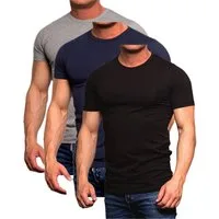 Jack & Jones T-Shirt (3er-Pack) Basic mit Rundhalsausschnitt