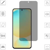 Wigento Handyhülle Für Samsung Galaxy S25 FE 1x 2.5D 0,26mm Privacy Display 9H Hart Glas, Privacy Display Schutz Glas