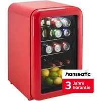 Hanseatic Getränkekühlschrank HBC68ERRH, 68 cm hoch, 44 cm breit, inkl. 3 Jahre Herstellergarantie