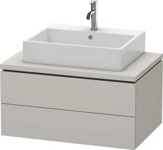 Duravit L-Cube Konsolenwaschtischunterbau wandhängend Betongrau Matt 820x547x400 mm - LC581700707 LC581700707
