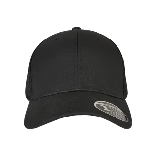 Flexfit - Baseball-Mütze Netzmaterial (Schwarz)