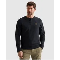 PME LEGEND Henleyshirt mit Logo-Badge