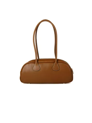 Giulia Monti Schultertasche Walnussbraun