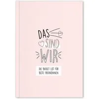 CUPCAKES & KISSES Notizbuch Bucketlist für Beste Freundinnen