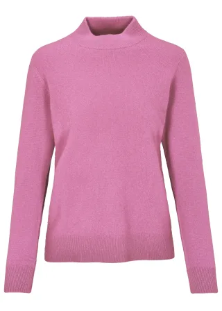 IN LINEA - Pullover, Stehbund,1/1-Arm 459 blush - Gr. - 44